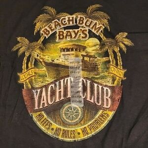 St. John's Bay Black Beach Bum Graphic Tee